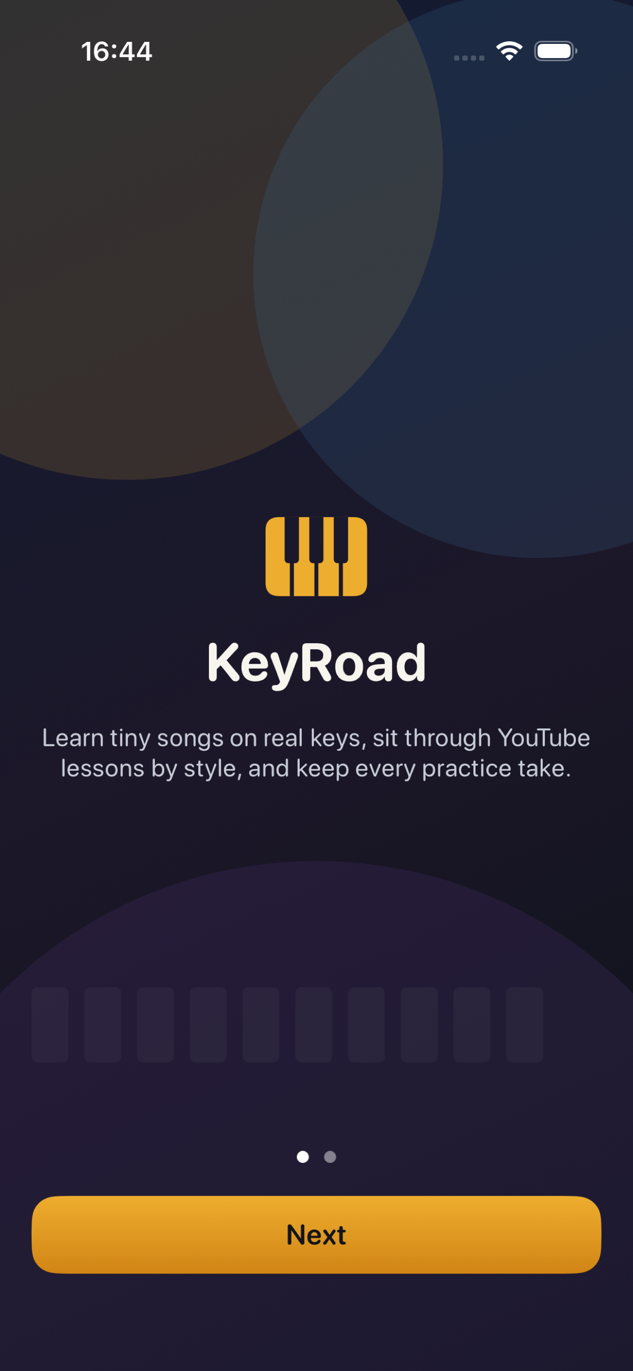 KeyRoad onboarding